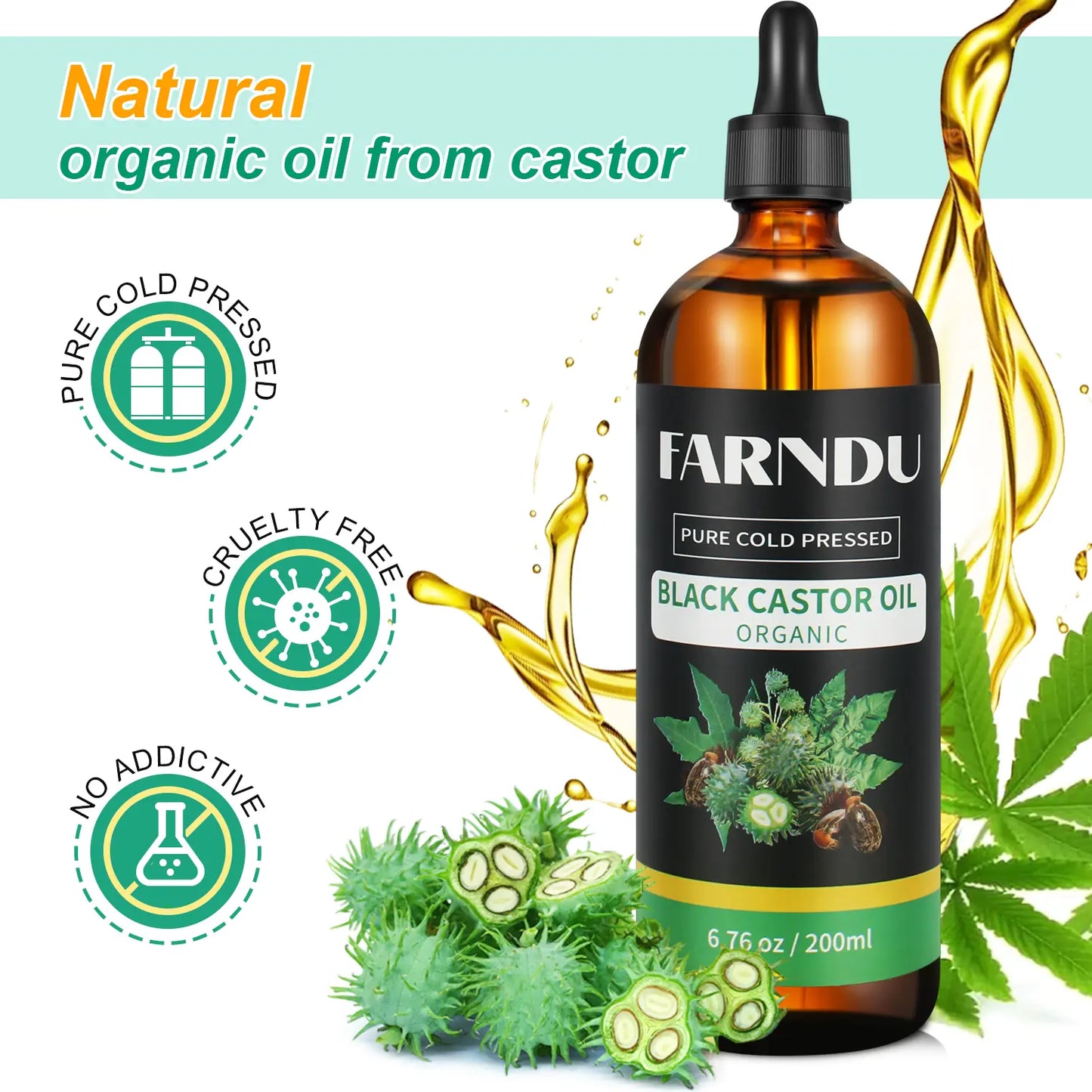 Thick Black Castor Oil